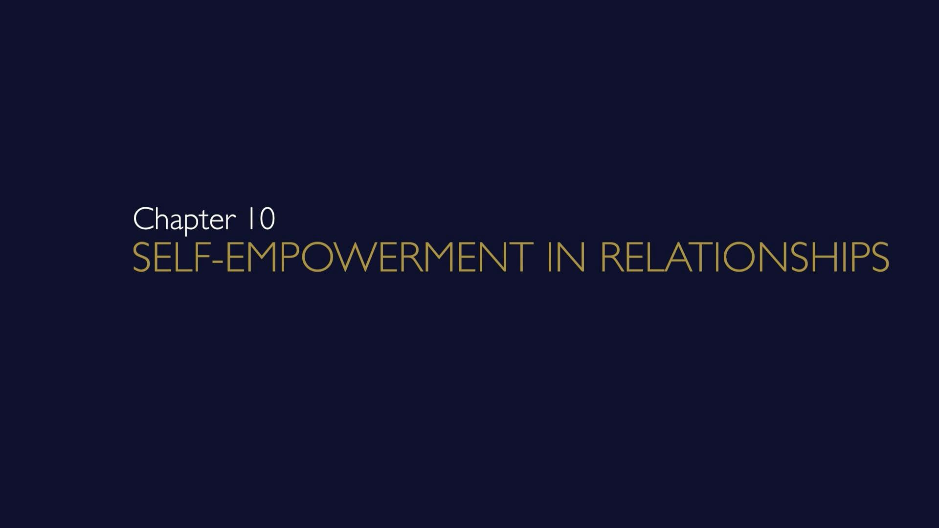 Self-Empowerment in Relationships